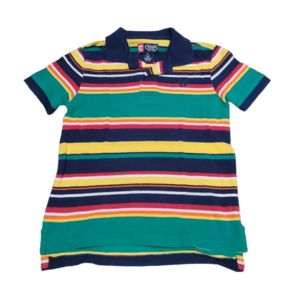 Chaps polo style stripe shirt